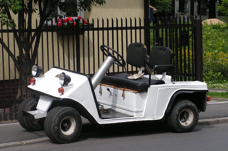 Elektrofahrzeug Melex, 1980